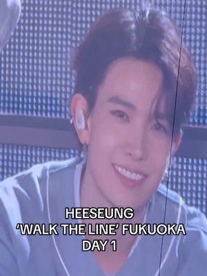 HEESEUNG ‘WALK THE LINE’ FUKUOKA DAY 1 #enhypen #heeseung #walktheline #fukuoka #japan #kpop #kpopfyp