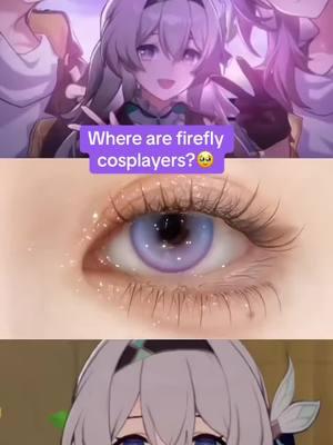 Where are firefly cosplayers?#lenspoisonofficial #contactlenses #HonkaiStarRail #firefly #fireflyhonkaistarrail #cosplay #cosplayers #anime #animeeyes #cosplaycontactlenses 