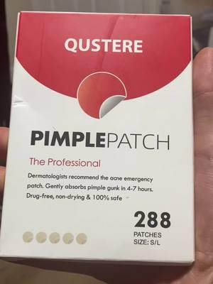 These things work wonders ✨ #tiktokmademebuyit #pimple #patches #qusterepimplepatch #fyp 