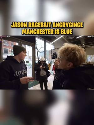 Jason Ragebait AngryGinge Manchester Is Blue #jasontheween #twitch #clips #foryou #faze #stableronaldo #angryginge 