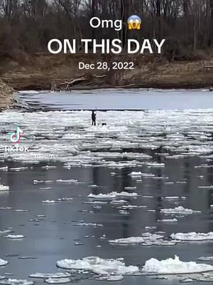 #onthisday #ourcrazylife1997 #missouri #iceflow #stranded #missouririver #whatthehell #noway #ice #fyp 