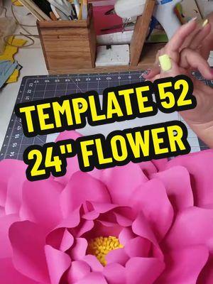 Each of my templates can be designed into many different flower shapes, sizes & styles ❤️  #Foreverpetalsbyvee #paperflowers #diyflowers #diytutorials #crafttok #crafts 