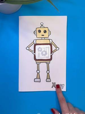 DIY “Robot x-ray” interactive light-up card. Easy and fun paper circuit project for beginners You will need: - LED diode - Conductive copper tape  - Coin cell battery 3v (CR2032) - Paper - Tracing paper - Markers Warning: this project should be done under adult supervision. Order supplies here: https://www.amazon.com/shop/moonshotkidz #stemlearning #stemeducation #stemteacher #stemactivities #science #papercircuit #papercraft #crafts #creatorsearchinsights 