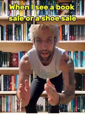 I can't...resist...the pull! 📚👟 #BookTok #booklovers #bookish #readers #reasersoftiktok #readersofbooktok #readinglife #bookbuyingproblem #shoes 