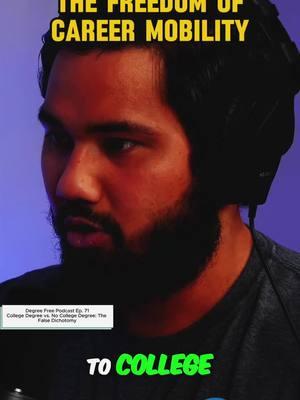 Thinking about skipping college? Keep in mind that not going gives you the freedom to pursue your dream job anywhere in the world, while college grads may be limited by their degree requirements. (DF#71) #jobopportunities #freedomofchoice #relocation #nodiplomanoproblem #uniquecareerpaths #degreefree, #college, #collegetips, #jobs, #jobsearch, #jobhunt, #jobhunting