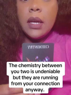 The chemistry between you two is undeniable but they are running from the connection. #blacktarotreadersoftiktok #blacktarotreaders #tarottiktok 