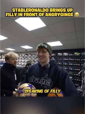 I brought up Filly in front of AngryGinge 😂 (Twitch - StableRonaldo) #fyp #trending #viral #stableronaldo #angryginge 