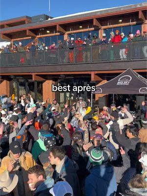 still stands as one of the best après to date here at #bigsky 🍾 #apresski #skitrip #bigskymontana #fyp #skitiktok #montana 