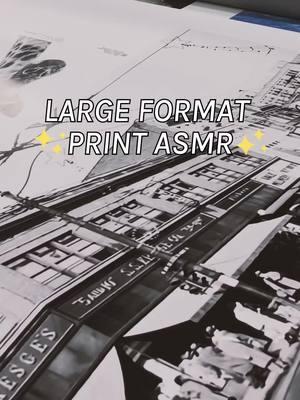 The sound of perfection. 🤯 Watch as our large format prints are pressed onto professional-grade foam core—it’s oddly satisfying. #LargeFormatPrinting #PhotoLab #ASMR #BehindTheScenes 