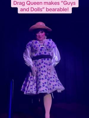 She could hear the bells 🔔 #drag #musical #musicaltheatre #guysanddolls #camp #campqueen #dragqueen #dragperformance #liveperformance #dragartist 