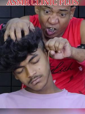 Aggressive Head Massage & Hair Cracking by Asim Barber #asmrclinic #asmrclinicplus #clinicoriginal #asmrmassage #indianmassage #asmrrelax #usa🇺🇸 #masterasim