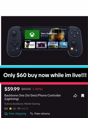 🔥 Attention gamers! The clock is ticking - holiday gaming just got better! For just $60, you can grab the Backbone One and wave goodbye to all those gaming frustrations. Imagine the thrill of playing with precision controls! Join the elite this Christmas with our exclusive 40% off deal. Don't treat your game library like forgotten holiday ornaments; it deserves to shine! #GamerGoals #TimeToUpgrade #BackboneOne #HolidaySale #JoinTheLiv