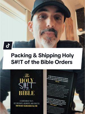 Packing & Shipping Holy S#!T of the Bible Orders #shorts #biblestudy #biblical #holybible #theholyshitofthebible #indoctrination #religious #religion #deconstruction #deconstructiontiktok #christian #christiantiktok #atheist #atheism #atheisttiktok 