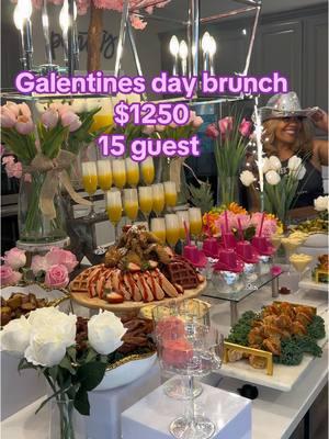 Galentines themed brunch special! $1250 Let’s celebrate with the ladies we love!  Serves 15 guest and includes complimentary Galentines cocktails and smoking mimosas!  Only available during the month of February. Limited slots available. NOT AVAILABLE FOR TRAVEL  The holidays are near! Treat your family to a beautiful event with us 🥰🥂 our $1250 special is still valid for booking  #atlchef #atlchefs #atlantachef #atlfood #atlfoodie #atlantafoodie #atlantafood #atl #luxurylifestyle #atlantachefs #atlprivatechef #atlanta #brunching #atlchef #atlantahairstylist #atlchefbigbites #wedding #foodporn #food #Foodie #brunch #atlbrunch #atlantabrunch #lenoxmall #buckhead #buckheadatlanta #atlantacaterer #atlantacatering #privatechef #atlchefs #atlfoodie #brunchtok #brunchideas #galentinesday #galentinesbrunch #galentine #ValentinesDay #valentines 