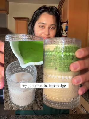 My full matcha recipe! Perfect with syrups or agave or no sweetener  My syrup recipe is right before this video: Recipe - 1 heaping tsp of matcha  - 45 ml of water around 170*F  - if ur not doing cold foam: 2 tsp syrup or agave  - if ur doing cold foam: 1.5 tsp syrup in drink, 1 tsp syrup mixed w 2 tsp heavy cream & whisked until cold foam  - 2/3 cup choice of milk  #matchalatte #matchatok #matcharecipe #microfoam 