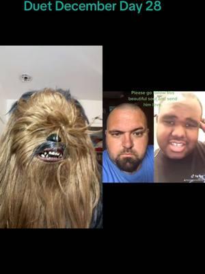 #duet with @Dave Dükkuss Howard 🍉 #Duet #december #duetdecember #autism #autistic #angryreactions @angryreactions #friends #chewbacca #chewie #starwars #costume #fyp #viralvideo 