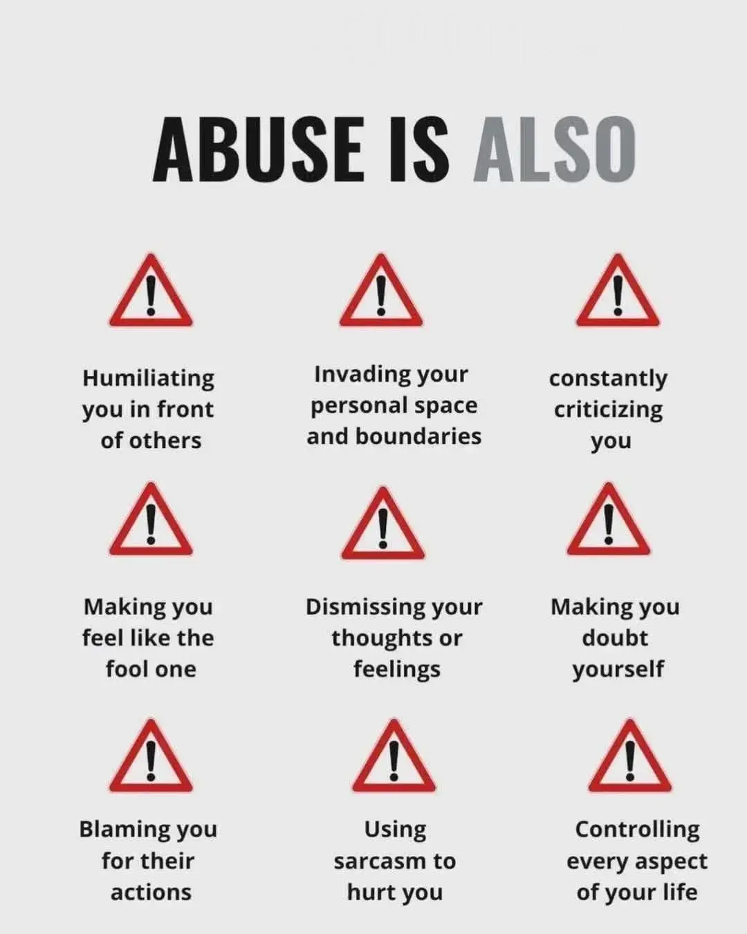 #abuse #abuseawareness #trust #sign #type #narcissist #onesidedlove #neverbelieveanarcissist #redflags #deservebetter #dontignorethesigns 