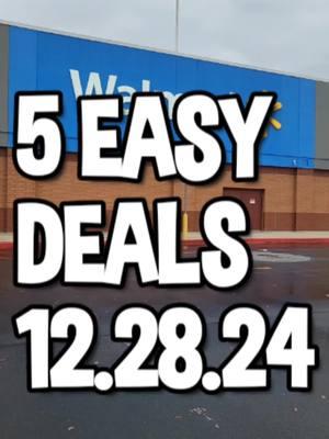 5 Easy Walmart Deals: 12.28.24 🛒🛍 Hit That ❤️ Button  #walmartdeals  #walmartcouponingcommunity #walmartibottadeals  #ibotttadeals #couponers #couponerdeals  #moneymakers #walmartcouponingcommunity  #couponerfamily #couponersoftiktok 