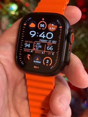 Grid Ultra by Stefan Murphy from Clockology  #AppleWatchUltra #TitaniumAppleWatch #AppleWatchTitanium #AppleWatch #AppleWatchUltra2  #SatinBlackTitanium #BlackTitaniumAppleWatch #ClockologyApp #Clockology #ClockologyFaces #ClockologyFans #ClockologyWatchFaces #OrangeOceanBand  