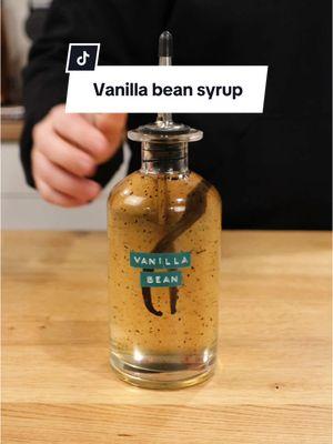 The BEST vanilla bean syrup. And it’s only 3 ingredients!  RECIPE:  1 C water 1 C sugar  1 vanilla bean pod  #coffeesyrups #coffeerecipes #recipesoftiktok #homemadefood #vanillabean #coffeetiktok