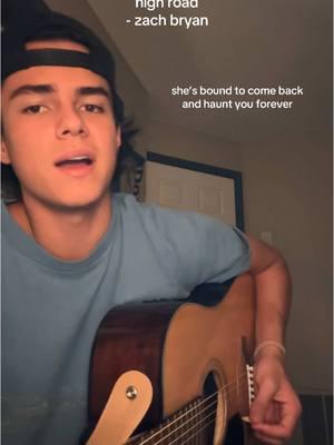 love or hate this song hits🥲 #fyp #zachbryan #guitartok #highroad 