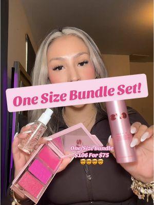 OneSize bundle = flawless skin unlocked 💖 Primer, blush, & setting spray + FREE shipping! Only on TikTok Shop 🛒✨ #onesizebeauty #onesize #onesizecheekclapper #onesizeblushpalette #onesizeblush #blushpalette #ontildawnsettingspray #securetheglow #makeupdeals #TikTokShop #tiktokshopping #newyearnewaura #tiktokshopholidayhaul #ttsdelight #tiktokshopcreatorpicks #tiktokshopnewarrivals @ONE SIZE BEAUTY 