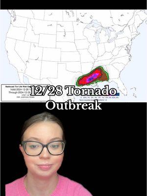 Take today seriously. Long track violent tornadoes are expected 🌪️ #tornado #tornadooutbreak #stormchaser #deadly #mississippi #alabama #louisiana #tornadoalley #severeweather #severeweatheroutbreak 