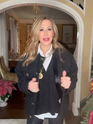 Cold day outfit - @spanx leggings, @FRAME coat, @frenchkandejewelry necklace, @Brochu Walker blouse, @Golden Goose boots #crazyblondelifeblog #fashionover50 #over50style #over50women #winterstyle #favoritefinds #ootdfashion 