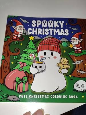 The cutest coloring book. #ilovecoloring #spookychristmas 