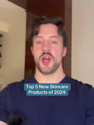 The top 5 new skincare products of 2024 in my opinion as a dermatologist! What were your favorite products of 2024? #bestof2024 #milkytoner #dermarkologist #skincaretips #greenscreen 