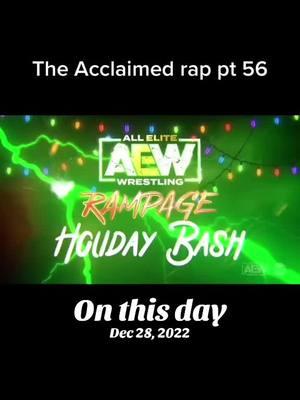 #onthisday #prowrestling #wrestling #wrestltok #aew #allelitewrestling #aewtiktok #theacclaimed #maxcaster #christmas #tbandz305 ⚠️TikTok this is professional wrestling⚠️