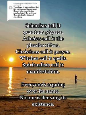 Replying to @user934934169983 #quantumphysics #spirituality #placeboeffect #awakening #universe #manifestation 