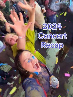 2024 Concert Recap! 🎫🎸🎧🎶🎤🥁🎹🎺 soooo many good shows this year! What was your favorite show you saw?  #concerts #concert #livemusic #music #musicfestival #musicfestivals #concertrecap #2024 #newyears #concertroundup #concertwrapup #chappellroan #bonnaroo #kaceymusgraves #porterrobinson #thedare #maggierogers #prettylights #andersonpaak #lizzymcalpine #vampireweekend #shipwrek #dewtour 