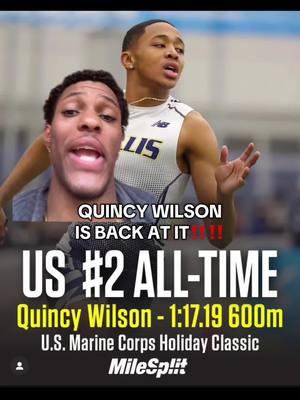 Quincy Wilson 600m US #2 All time! I wanna see this man run another 800m #trackandfield #robhoop #quincywilson #olympics #greenscreen 