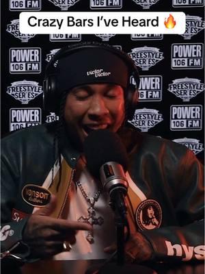 Tyga drops bars over Super Hyphy 🔥🔥🔥 What’s your favorite line??  #power106 #freestylerap #tyga #raptok 