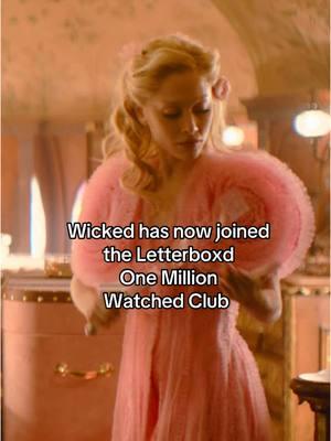 Wicked has now joined the Letterboxd One Million Watched Club ✨ The film is one of the top ten fastest theatrical releases of 2024 to reach the club.  #wicked #cynthiaerivo #arianagrande #jonathanbailey #elphaba #glinda #letterboxd #onemillion #movies #foryou 