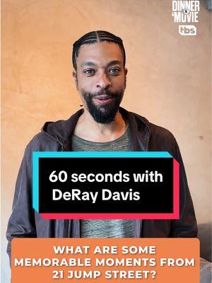 60 seconds with the hilarious @deraydavis on the set of #DinnerAndAMovie and it does not disappoint. And yes Hayti, Missouri is a legit place.