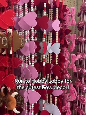 #hobbylobby #hobbylobbyfinds #hobbylobbyhaul #hobbylobbydecor #bows #bowsbowsbows #valentines #galentines #vday #vdaydecor 