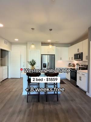 New apartment in westover hills San Antonio Texas  8 weeks free  $1859 for this 2 bed apartment  Link in bio for more info 😘  #sanantonio #sanantoniotexas #sanantonioapartments #sanantonioapartmentlocator 