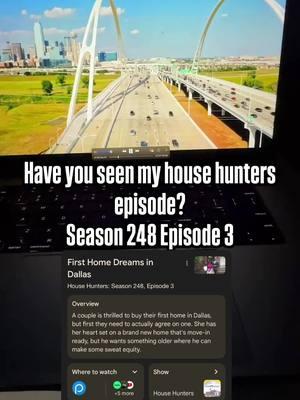 Have you seen my House Hunters episode on HGTV and Hulu? 🎥 It’s Season 248, Episode 3! 🏡 Watch as I guide a young couple through the exciting journey of finding their dream home in Dallas, TX. 🌟 From weighing the pros and cons of modern vs. traditional styles to negotiating the perfect deal, this episode showcases my dedication to helping clients find their perfect fit. 💼✨ Check it out and let me know your thoughts! 🏠🔥 #Davarusbell #Davarusbellsales #Davarusbellreviews #DavarusbellRealtor #Davarusbellrealestateagent #Davarusbellreview #DreamHomeJourney #DallasRealEstate #HouseHunters #TexasLiving #DFWRealEstate #MoveToDallas #DallasHomes #RelocationSpecialist #NewHomeSearch #TexasLifestyle #DallasDreamHomes #TopRealtor #LuxuryHomesDallas #HomeBuyingJourney #RealEstateExpert #TexasRealEstateAgent #DallasHouseHunting #DreamBigTexas #DallasTX #HomeConcierge