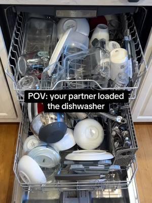 Can you relate? #dishwasher #couplehumor #chores #choresinthishouse 