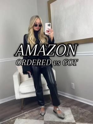 Amazon ORDERED vs GOT 🍸✨ #amazonfashion #amazonstyle #amazontryon #amazonfinds #amazonclothes 