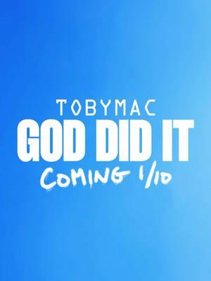 New year; new music #tobymac #christianmusic #goddidit 