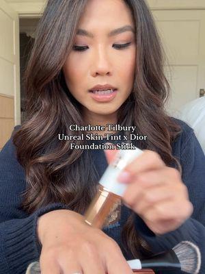 tried this base combo and loved!! @Charlotte Tilbury unreal sheer glow skin tint + @Diorbeauty foundation stick  #basemakeup #skintint #diorfoundation #diorfoundationstick #makeupreview #charlottetillbury #diorbeauty 