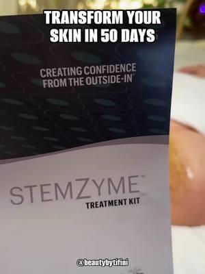 Unlock Next-Level Skin Revival with StemZyme 🌱✨ Watch as @beautybytifini demonstrates the magic of DMK’s StemZyme treatment—a transformative approach to age management that’s all about cellular renewal. By stimulating stem cell activity, StemZyme works from within to target fine lines, pigmentation, and loss of firmness, bringing back that youthful glow. 🌟 This intensive 5-session program over 50 days helps the skin regenerate itself with new, healthier cells, creating visible and lasting changes. StemZyme isn't just skincare; it's skin revision, taking DMK’s age management to new heights. 🥼 Estheticians: Ready to help clients defy age with StemZyme? Join the #DMKFamily and get certified today! 💚 Clients: Looking for real results? Find your nearest DMK MD Therapist through our clinic locator and book a StemZyme session! #DMKMD #StemZyme #SkinRevival #AgeManagement #ProfessionalSkincare #YouthfulGlow #SkinHealth #CellularRenewal #DMKFamily #SkinTransformation