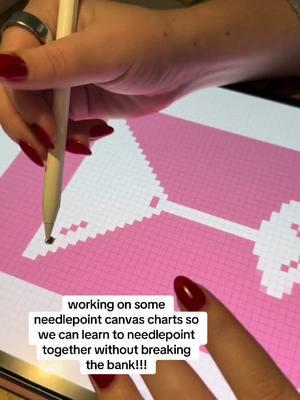 Lets learn to needle point together!!  #needlepoint #ndlpt #needlpointchart 