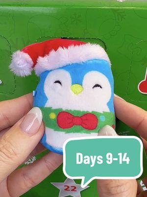 Opening Days 9-14 of the Squishmallows Advent Calendar! 🎄✨ Watch full unboxing on my YouTube channel Vivizone.  #squishmallowlove #squishmallows #adventcalendar #unboxingtoys #squishmallowsquad #squishy 