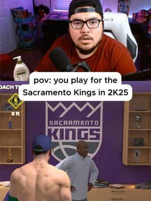 Who gon tell bro? 🥴 #2k25 #nba2k25 #mikebrown #kings 