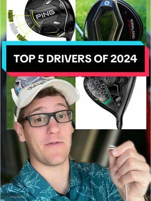 These are my Top 5 Drivers of 2024. What are yours? ⛳️🏌🏻‍♂️ #Golfnews #golftok #golflife #golfr #golfingtiktok #golfing #golfers 