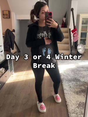 Winter break day 3 or I think  of teacher winter break #teacherbreak #teachertok #foryouoage #fyp #winterbreak #break #teachertok #teacherlife #pregnanttok #nurserydecor 